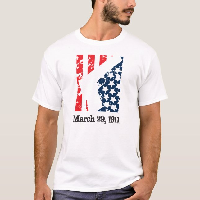 Patriotic Flag 1911 T-Shirt (Front)