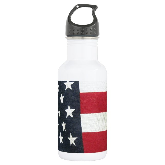 Patriotic Flag 532 Ml Water Bottle (Front)