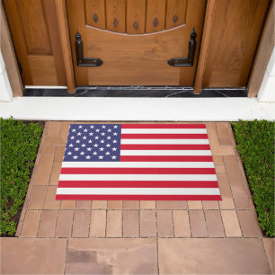 Patriotic Flag Doormat