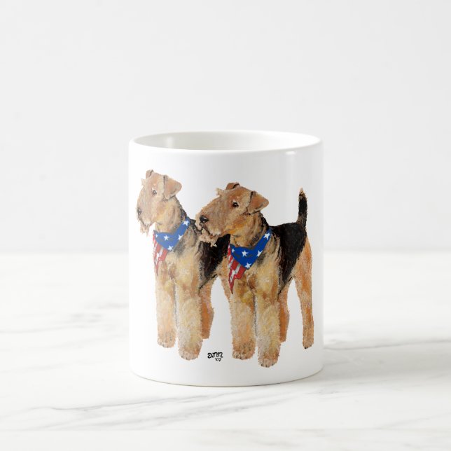 Patriotic Flag Duo Coffee Mug (Center)
