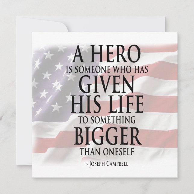 Patriotic Flag Military Care Packages Ideas Card (Front)