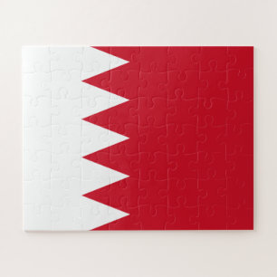 Patriotic Flag of Bahrain Jigsaw Puzzle