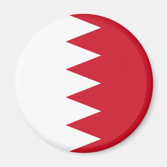 Patriotic Flag of Bahrain Magnet (Front)