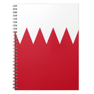Patriotic Flag of Bahrain Notebook