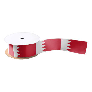 Patriotic Flag of Bahrain Satin Ribbon