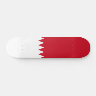 Patriotic Flag of Bahrain Skateboard