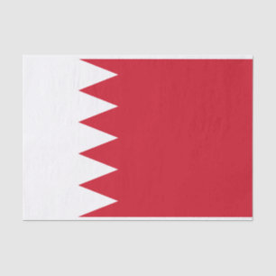 Patriotic Flag of Bahrain Tissue Paper