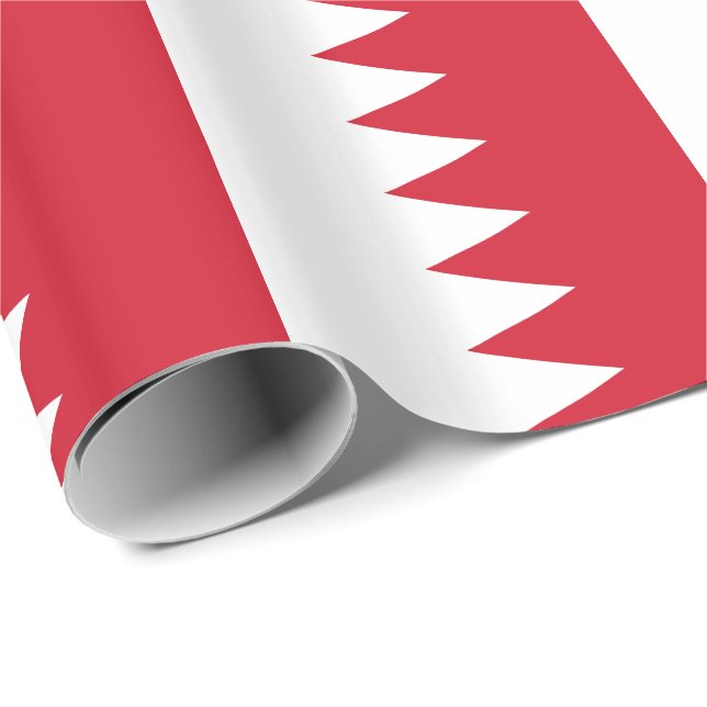 Patriotic Flag of Bahrain Wrapping Paper (Roll Corner)