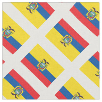 Patriotic: Flag of Ecuador Print Fabric