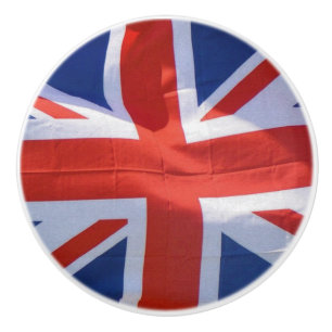 Patriotic Flag of the UK - Proud Brits Ceramic Knob