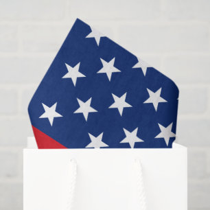 Patriotic flag patternparty tissue paper