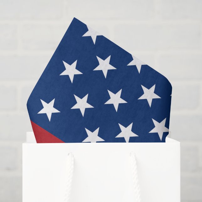 Patriotic flag patternparty tissue paper (Gift Bag)