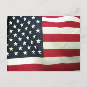 Patriotic Flag Postcard