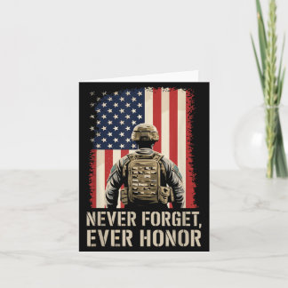 Patriotic Flag Quotes Veteran Day Memorial 4th of Card