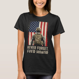 Patriotic Flag Quotes Veteran Day Memorial 4th of T-Shirt