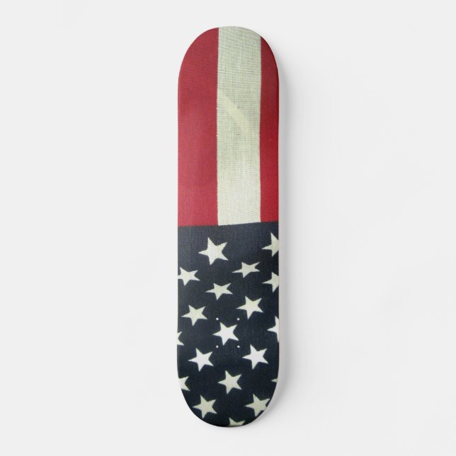 Patriotic Flag Skateboard (Front)