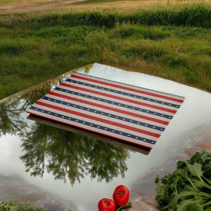 Patriotic Flag Style Stripes Cutting Board