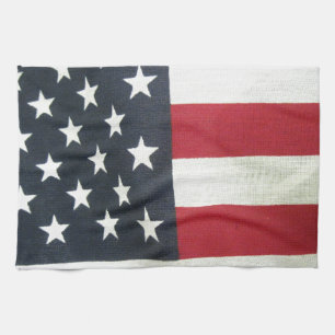 Patriotic Flag Tea Towel