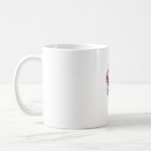 Patriotic Flamingo Fireworks Vector Design_1 Coffee Mug