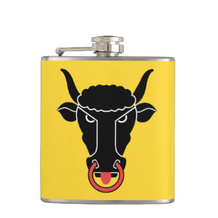 Patriotic flask with Flag of Uri, Switzerland