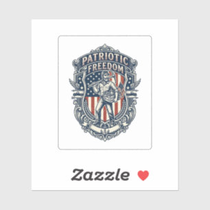 Patriotic Flea Market Picker Vector Graphic Tee