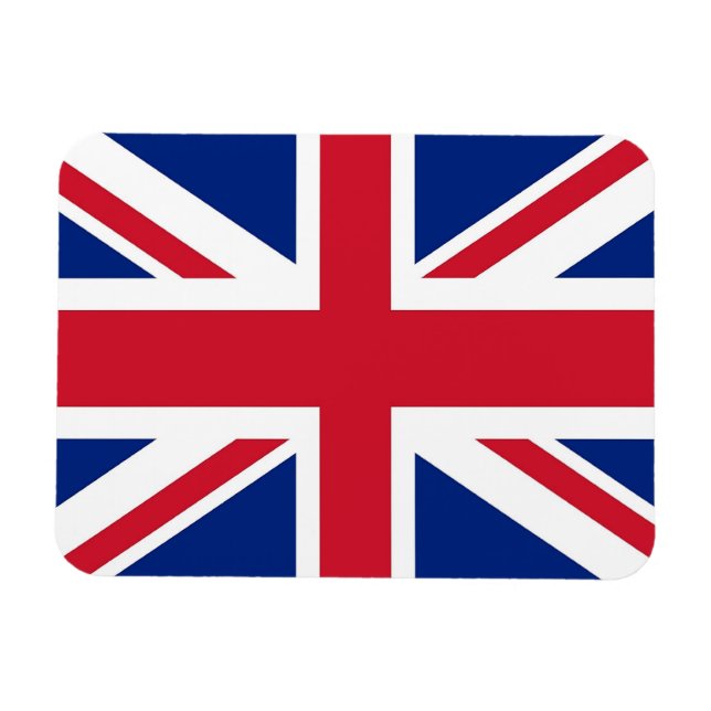 Patriotic flexible magnet United Kingdom flag (Horizontal)