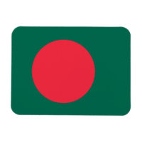 Patriotic flexible magnet with flag of Bangladesh