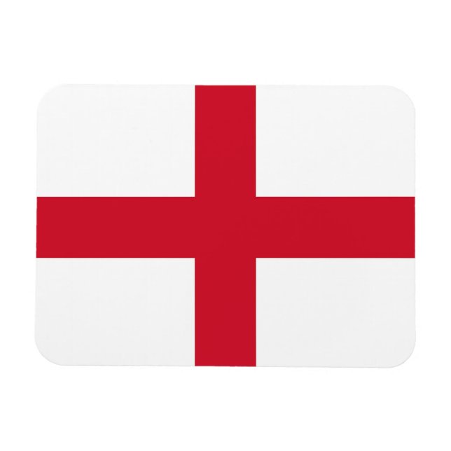 Patriotic flexible magnet with flag of England (Horizontal)