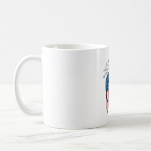 Patriotic Flip Flops Fireworks Summer Shirt Design Coffee Mug