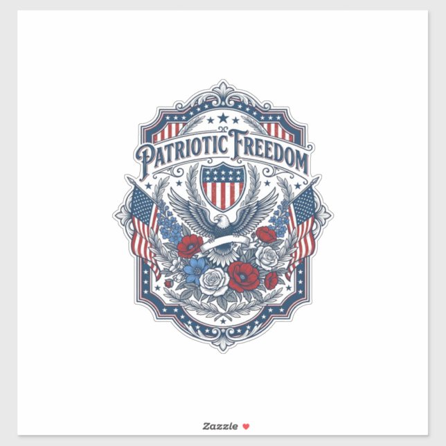 Patriotic Florist Vector Graphic Tee_1 (Sheet)