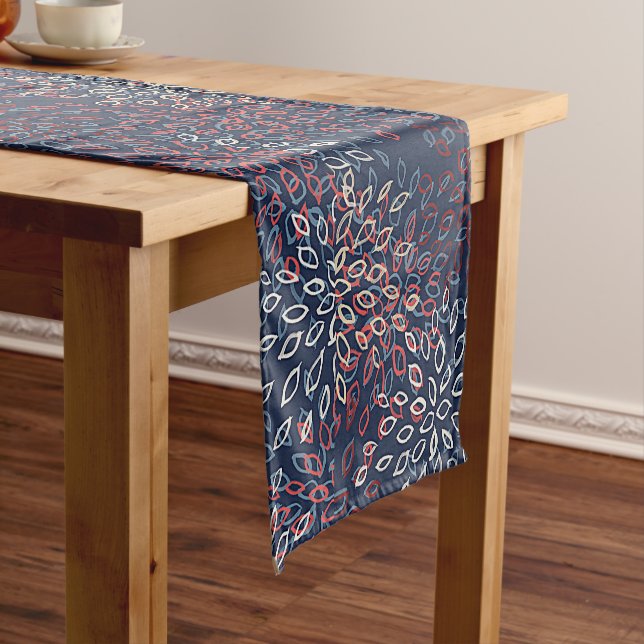 Patriotic flowers  short table runner (In Situ)