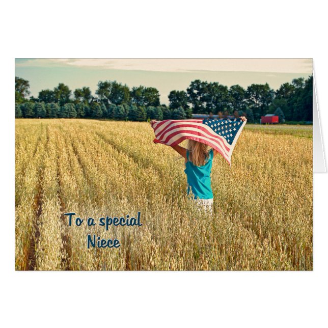 Patriotic for Niece (Front Horizontal)