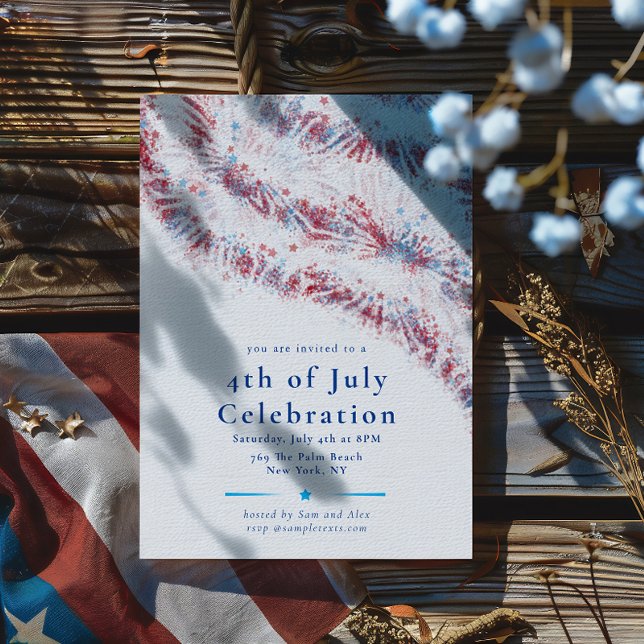 Patriotic Fourth of July Celebration Invitation (Creator Uploaded)