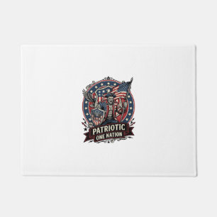 Patriotic Frankenstein Freedom Brute Horror Monste Doormat