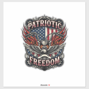 Patriotic Freedom Handlebars Biker Road Freedom Pa