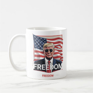 Patriotic Freedom Let Freedom Ring Coffee Mug