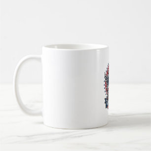 Patriotic Freedom Operator Silhouette Military Ins Coffee Mug
