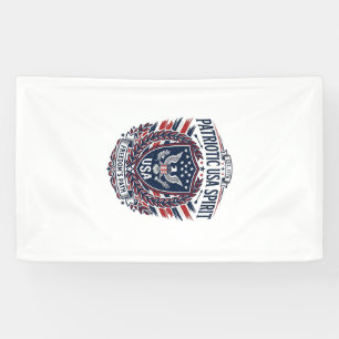 Patriotic Freedom Shield Liberty Icons & Symbols V Banner