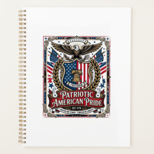 Patriotic Freedom Shield Liberty Icons & Symbols V Planner