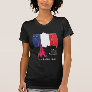 Patriotic French BASTILLE DAY  T-Shirt