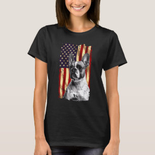 Patriotic French Bulldog American Flag July 4th Do T-Shirt