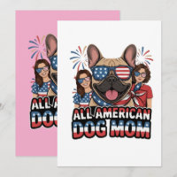 Patriotic Frenchie All American Dog Mum.