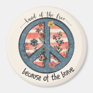 Patriotic Fridge Decor Magnet