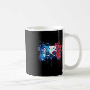 Patriotic Gamer - Red White Blue 4th Of July Video Coffee Mug