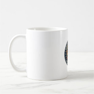 Patriotic George Washington Riding T-rex American Coffee Mug