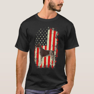 Patriotic German Shorthaired Pointers American Fla T-Shirt