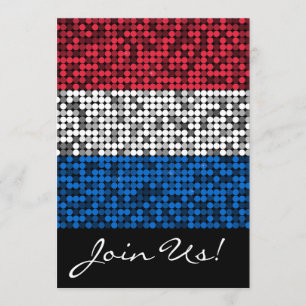 Patriotic Glam Invitation