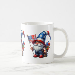 Patriotic Gnome Coffee Mug