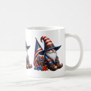 Patriotic Gnome Coffee Mug