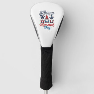Patriotic Gnome Happy Memorial Day Vintage Shirt D Golf Head Cover